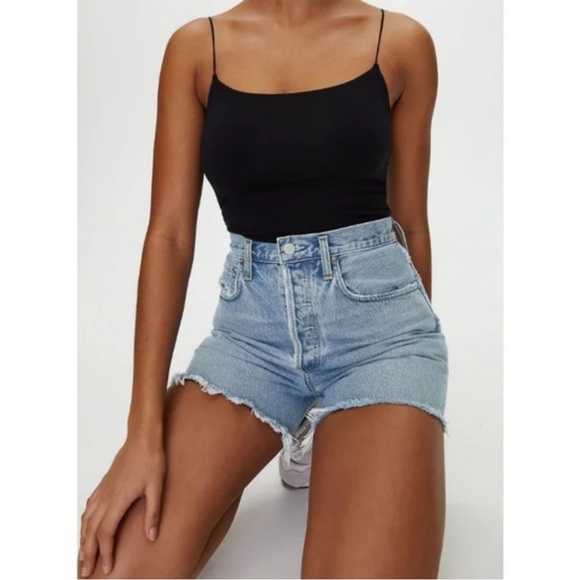 Agolde Riley Jean Short - Picture 4 of 11